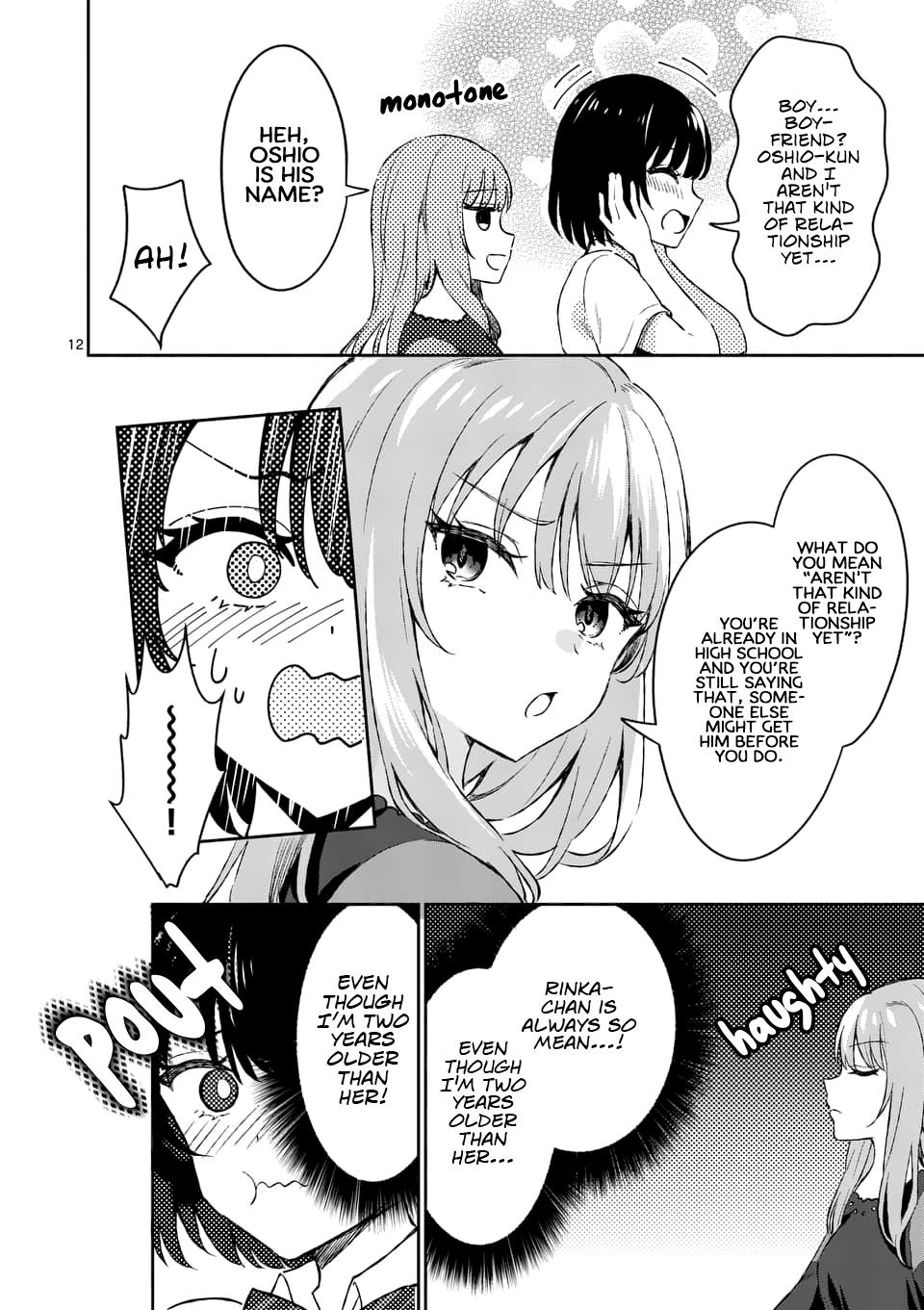 Shiotaiou no Sato-san ga Ore ni dake Amai Chapter 8 - Page 12