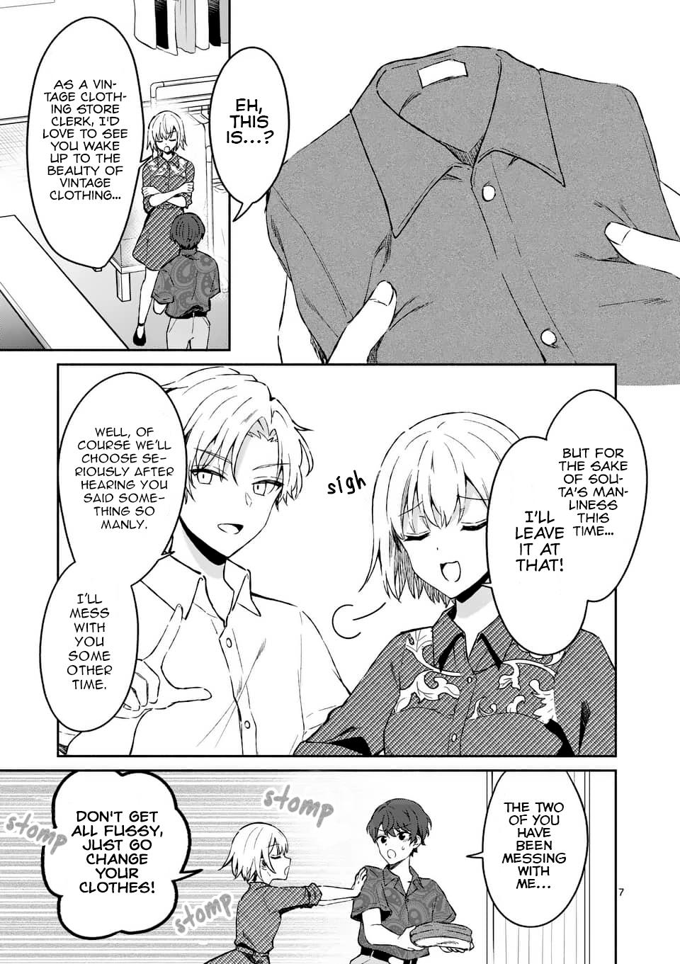 Shiotaiou no Sato-san ga Ore ni dake Amai Chapter 9 - Page 7