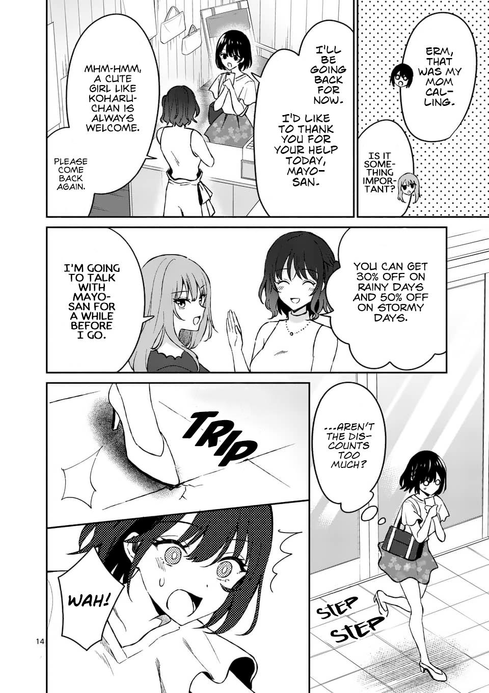 Shiotaiou no Sato-san ga Ore ni dake Amai Chapter 9 - Page 14