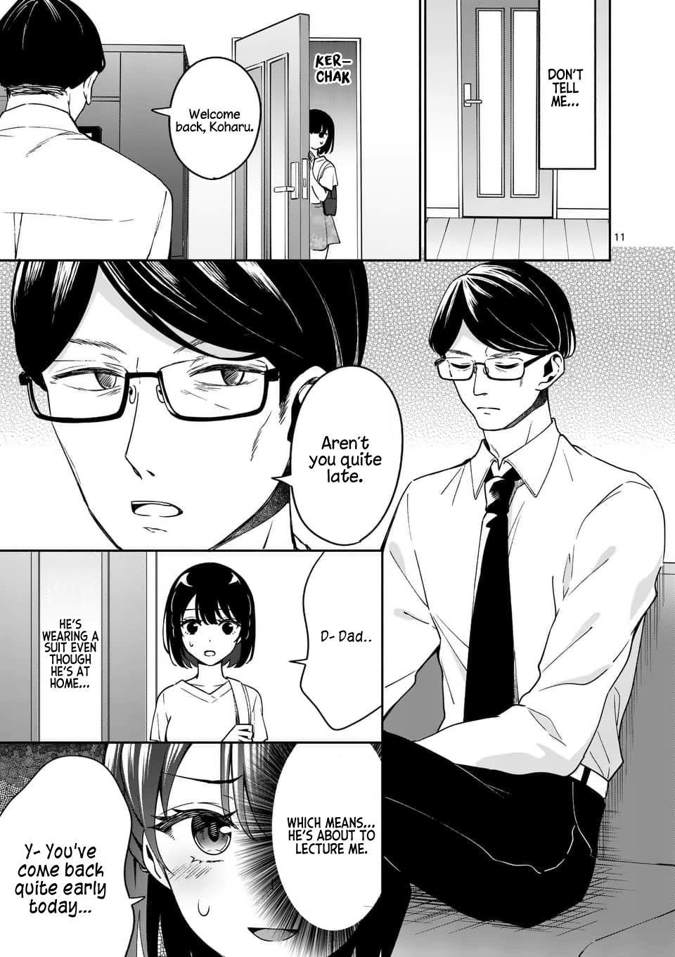 Shiotaiou no Sato-san ga Ore ni dake Amai Chapter 13 - Page 11