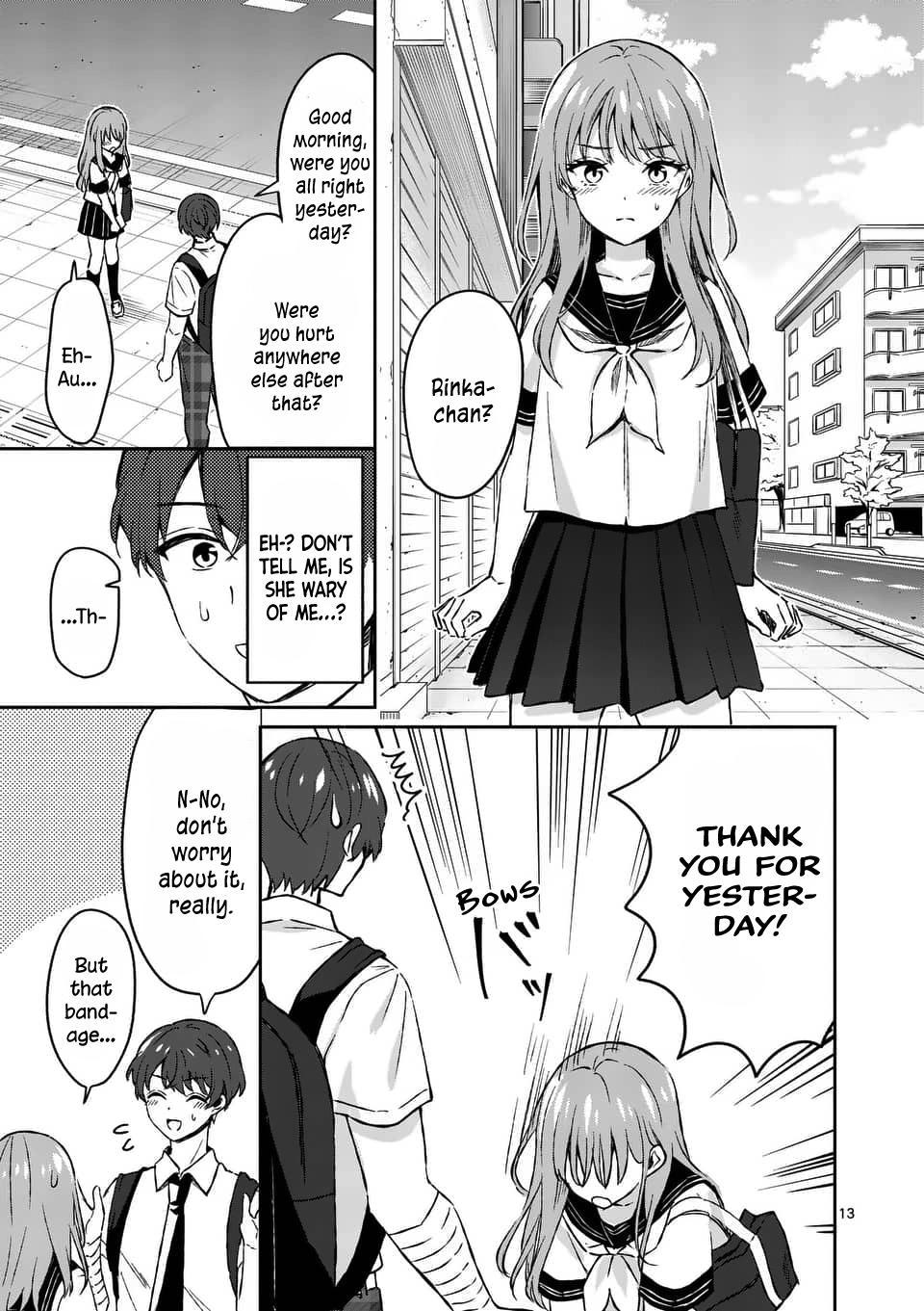 Shiotaiou no Sato-san ga Ore ni dake Amai Chapter 15 - Page 13