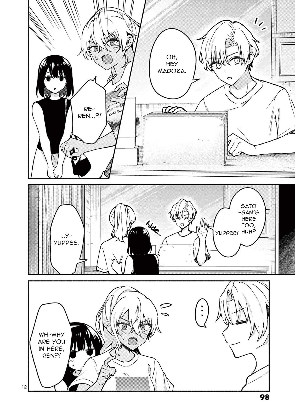 Shiotaiou no Sato-san ga Ore ni dake Amai Chapter 34 - Page 12