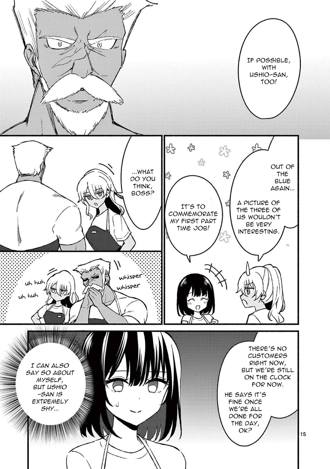 Shiotaiou no Sato-san ga Ore ni dake Amai Chapter 38 - Page 15