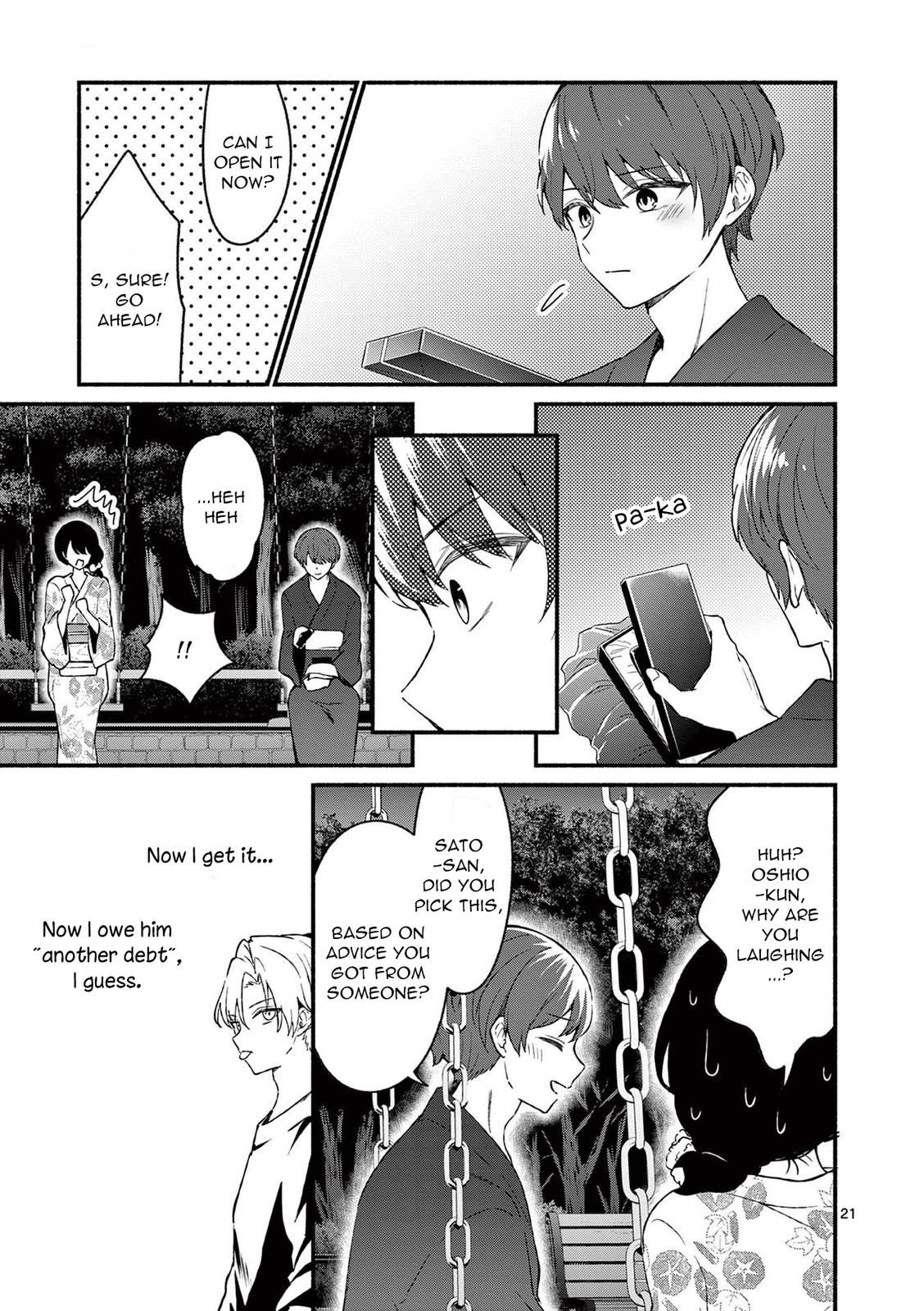 Shiotaiou no Sato-san ga Ore ni dake Amai Chapter 46 - Page 21