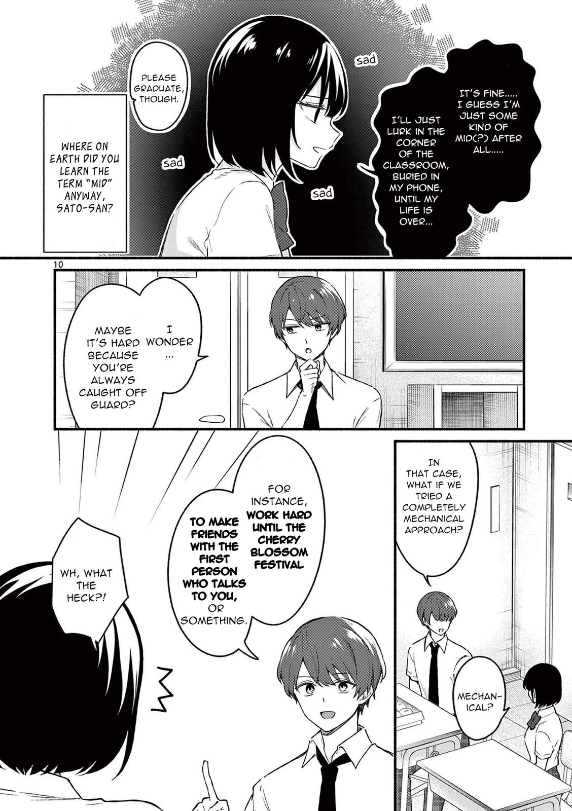 Shiotaiou no Sato-san ga Ore ni dake Amai Chapter 47 - Page 10