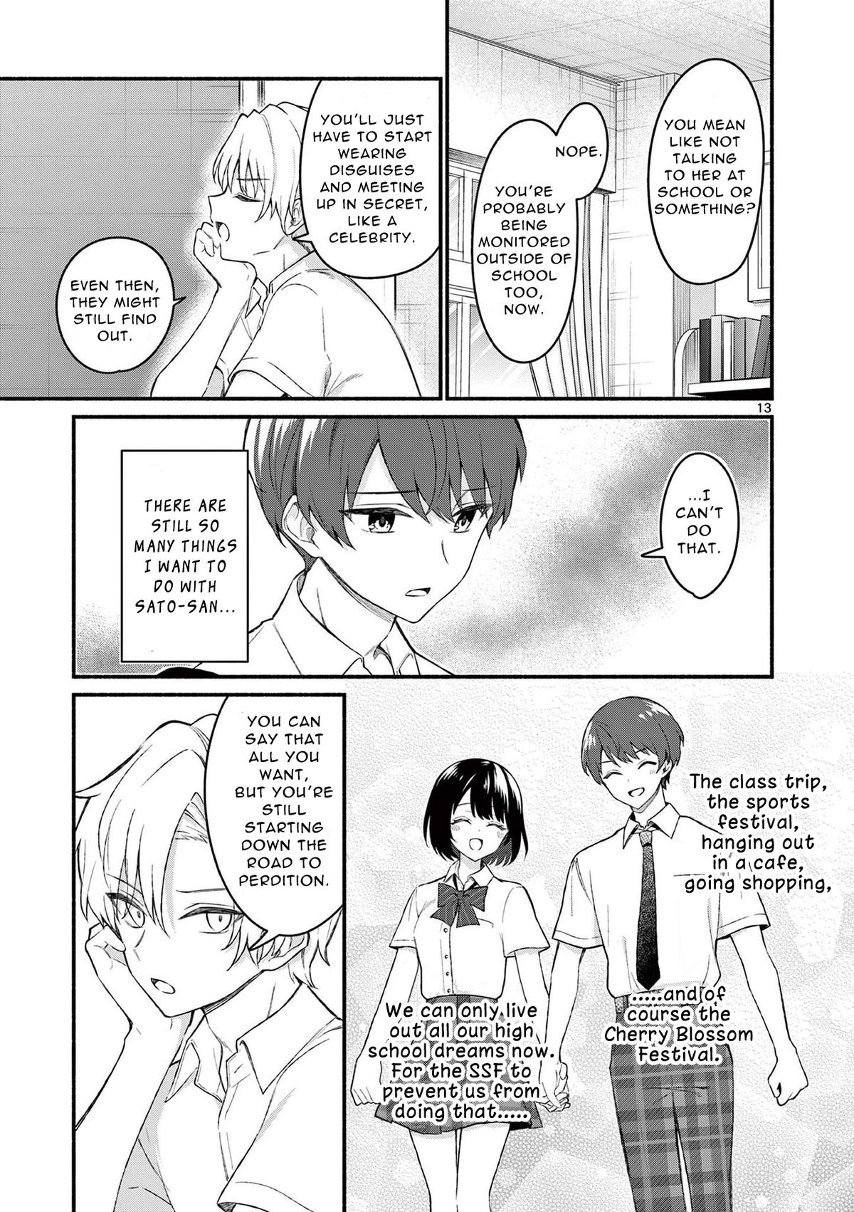 Shiotaiou no Sato-san ga Ore ni dake Amai Chapter 55 - Page 13