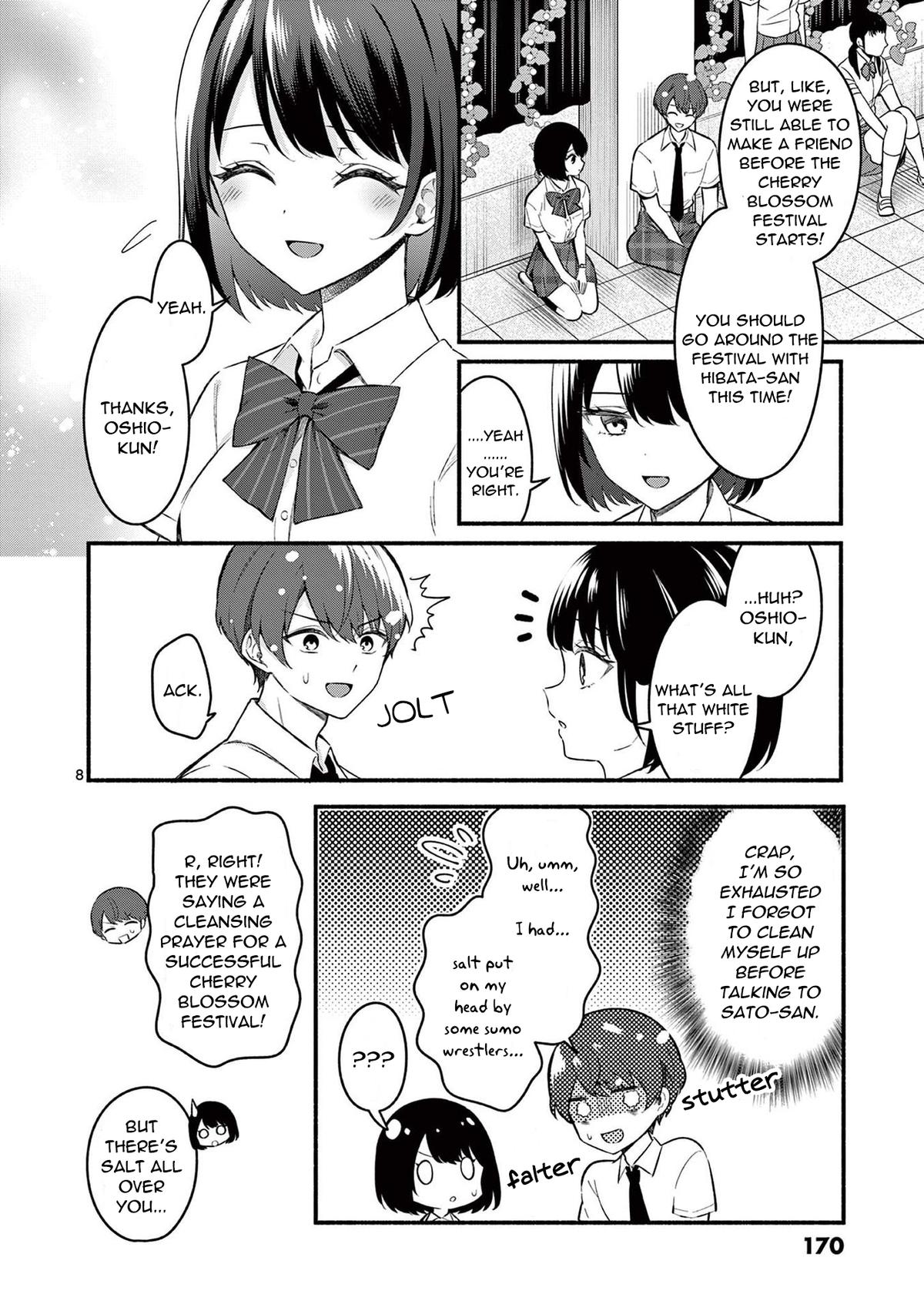 Shiotaiou no Sato-san ga Ore ni dake Amai Chapter 57 - Page 8