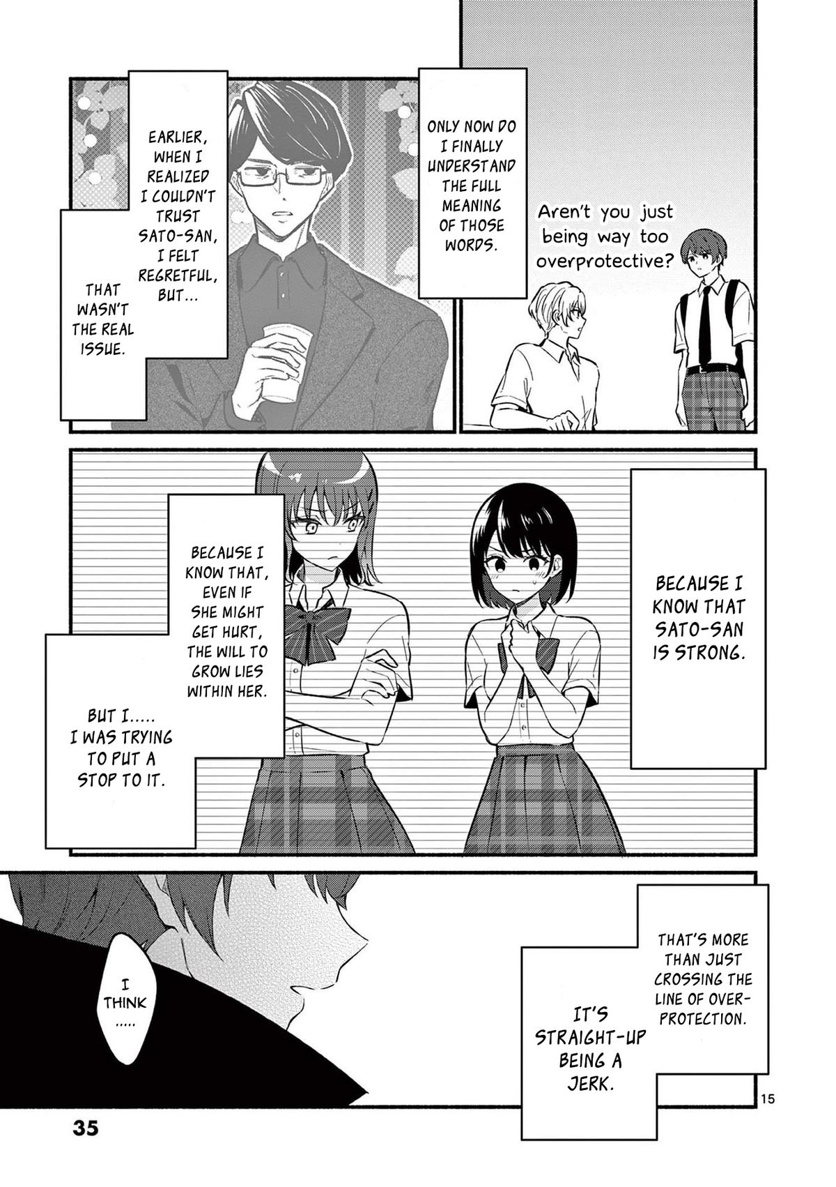 Shiotaiou no Sato-san ga Ore ni dake Amai Chapter 59 - Page 15