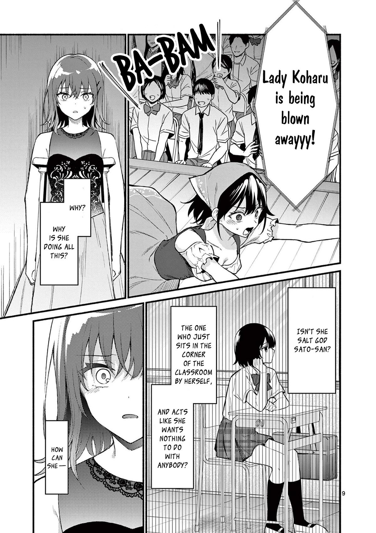 Shiotaiou no Sato-san ga Ore ni dake Amai Chapter 62 - Page 9