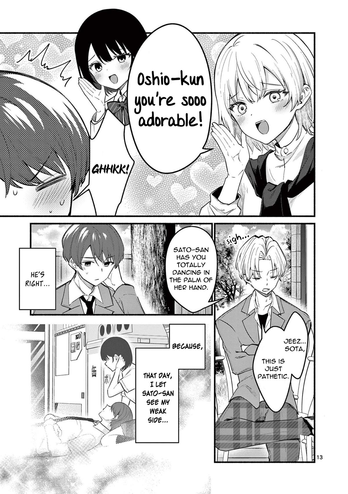 Shiotaiou no Sato-san ga Ore ni dake Amai Chapter 68 - Page 13