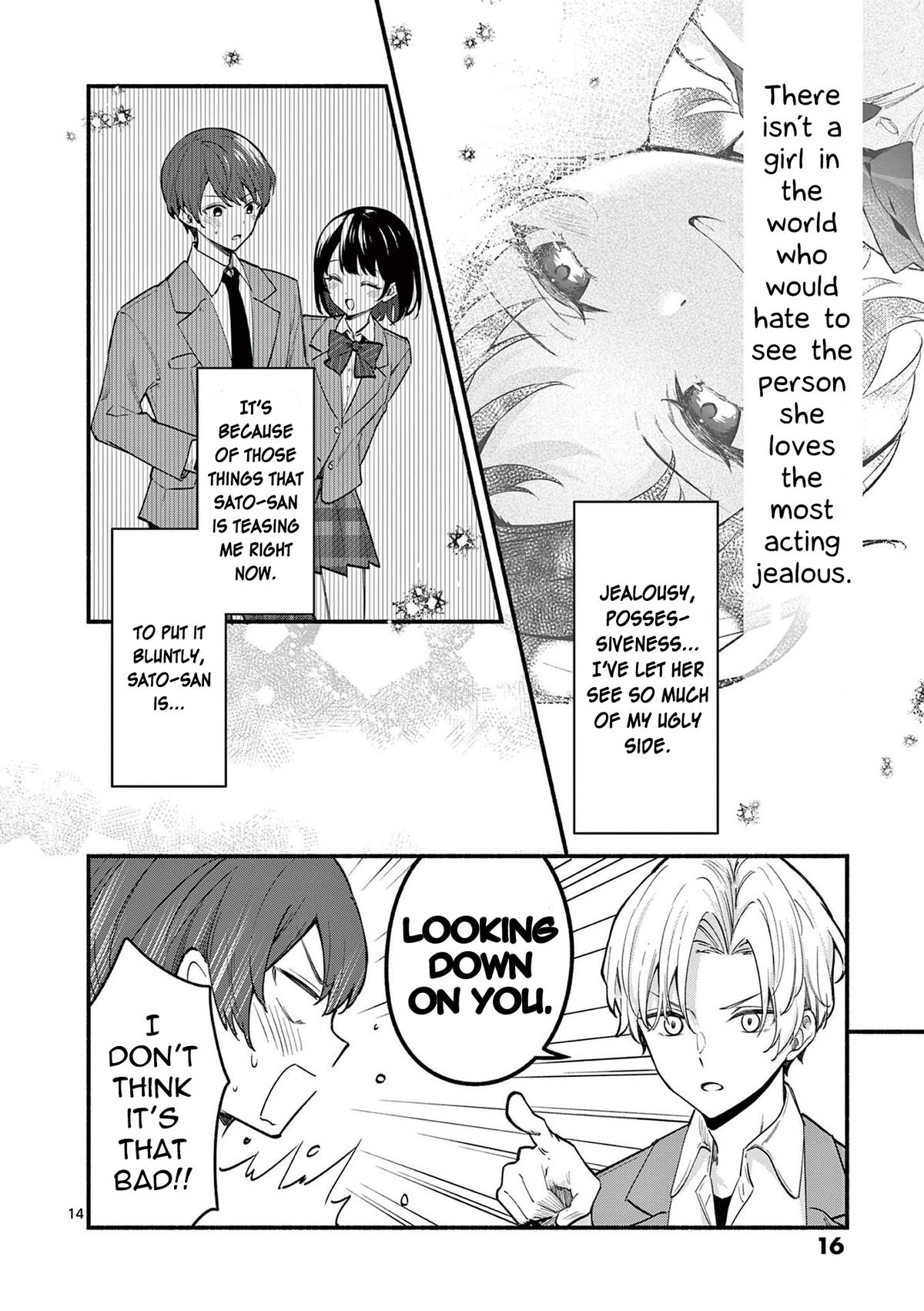 Shiotaiou no Sato-san ga Ore ni dake Amai Chapter 68 - Page 14