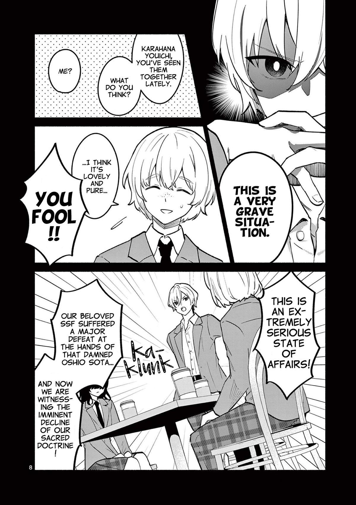 Shiotaiou no Sato-san ga Ore ni dake Amai Chapter 72 - Page 8