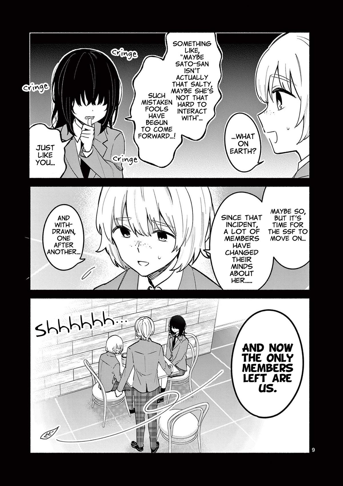 Shiotaiou no Sato-san ga Ore ni dake Amai Chapter 72 - Page 9