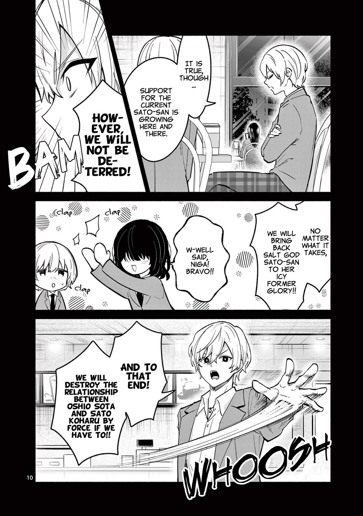 Shiotaiou no Sato-san ga Ore ni dake Amai Chapter 72 - Page 10