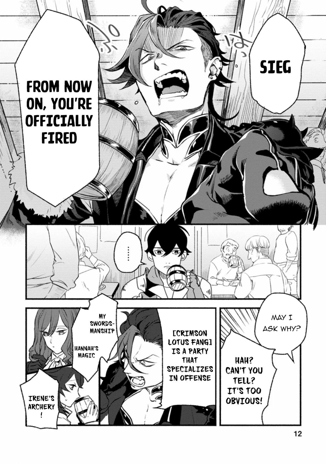 Sono Monban, Saikyou Nitsuki - Tsuihou Sareta Bougyo Ryoku 9999 no Senshi, Outo no Monban Toshite Musou Suru Chapter 1 - Page 11