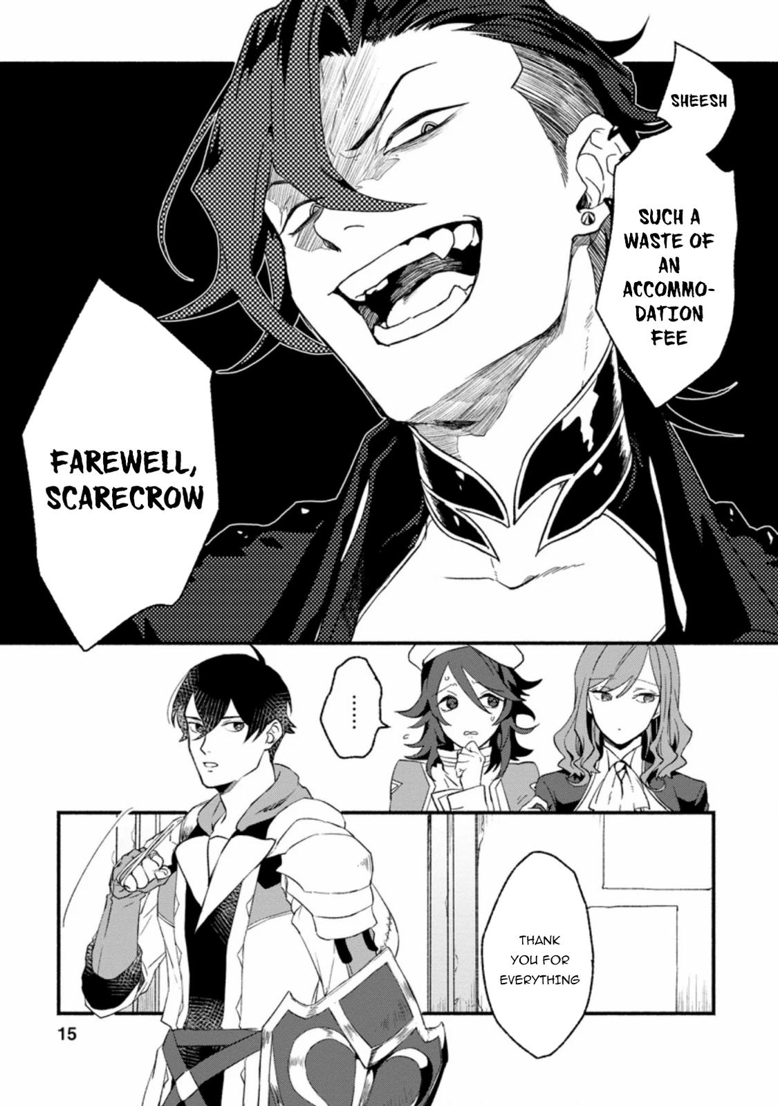 Sono Monban, Saikyou Nitsuki - Tsuihou Sareta Bougyo Ryoku 9999 no Senshi, Outo no Monban Toshite Musou Suru Chapter 1 - Page 14