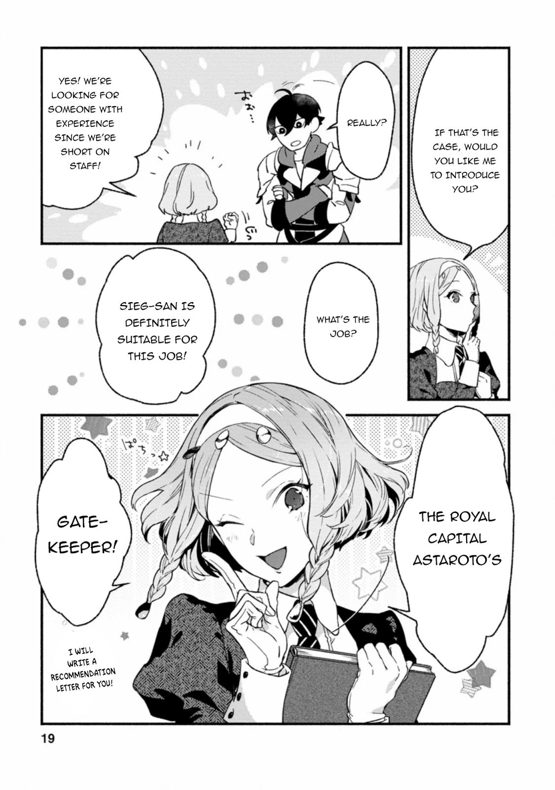 Sono Monban, Saikyou Nitsuki - Tsuihou Sareta Bougyo Ryoku 9999 no Senshi, Outo no Monban Toshite Musou Suru Chapter 1 - Page 18