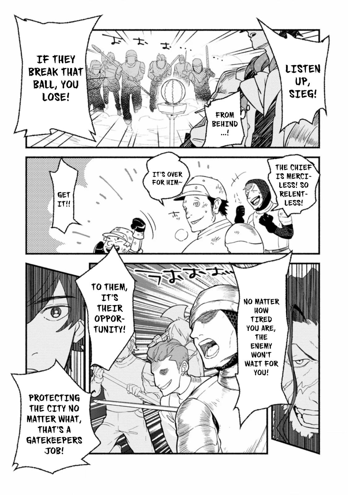 Sono Monban, Saikyou Nitsuki - Tsuihou Sareta Bougyo Ryoku 9999 no Senshi, Outo no Monban Toshite Musou Suru Chapter 1 - Page 30