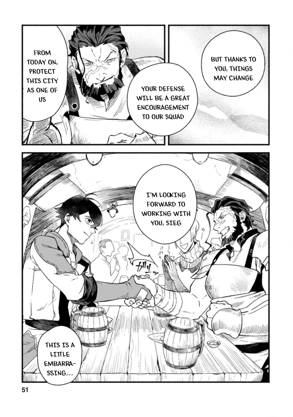 Sono Monban, Saikyou Nitsuki - Tsuihou Sareta Bougyo Ryoku 9999 no Senshi, Outo no Monban Toshite Musou Suru Chapter 2 - Page 20