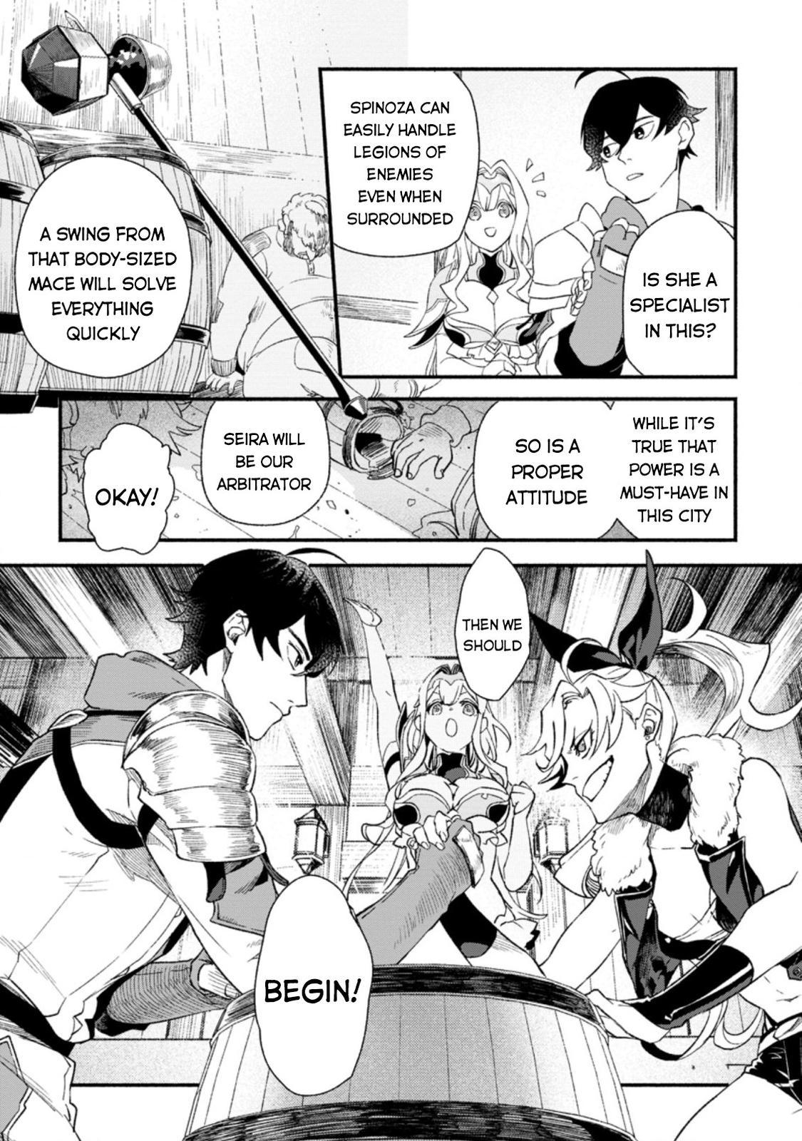 Sono Monban, Saikyou Nitsuki - Tsuihou Sareta Bougyo Ryoku 9999 no Senshi, Outo no Monban Toshite Musou Suru Chapter 4 - Page 22