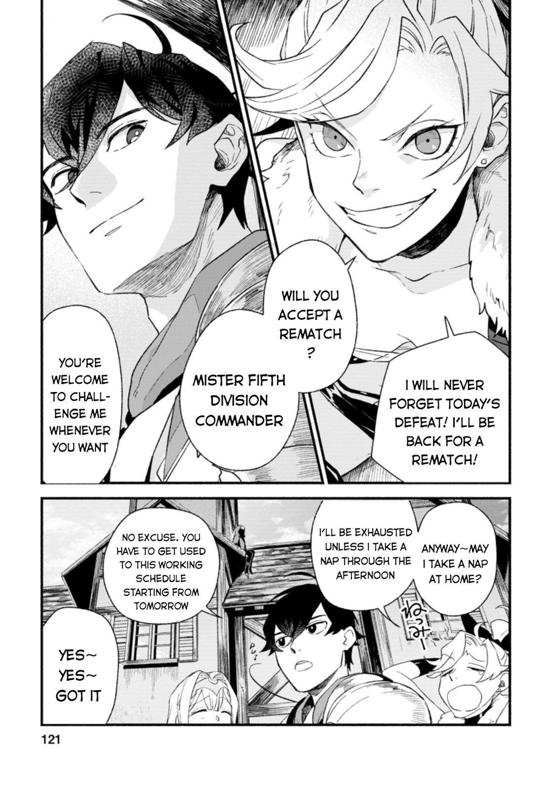 Sono Monban, Saikyou Nitsuki - Tsuihou Sareta Bougyo Ryoku 9999 no Senshi, Outo no Monban Toshite Musou Suru Chapter 4 - Page 30