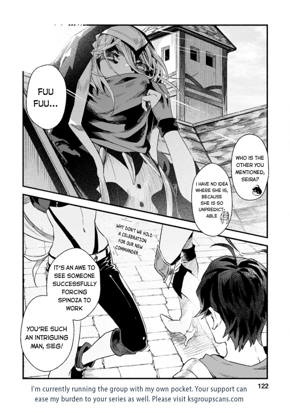 Sono Monban, Saikyou Nitsuki - Tsuihou Sareta Bougyo Ryoku 9999 no Senshi, Outo no Monban Toshite Musou Suru Chapter 4 - Page 31
