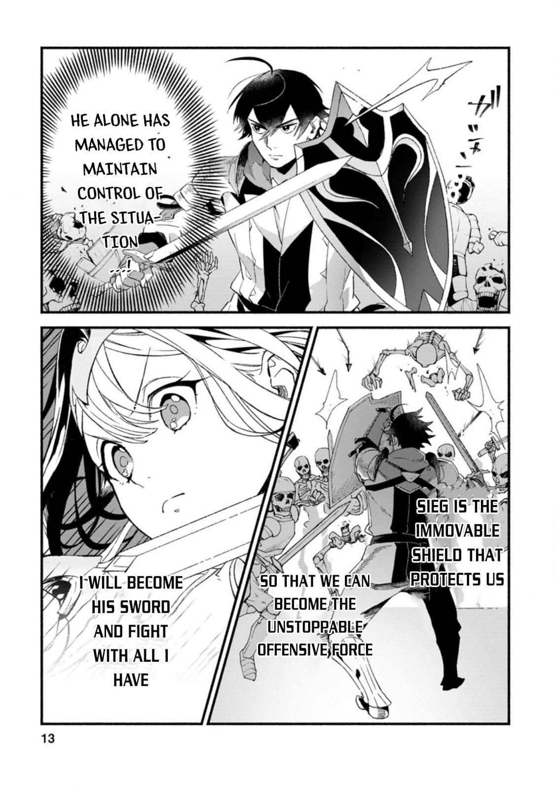 Sono Monban, Saikyou Nitsuki - Tsuihou Sareta Bougyo Ryoku 9999 no Senshi, Outo no Monban Toshite Musou Suru Chapter 6 - Page 11