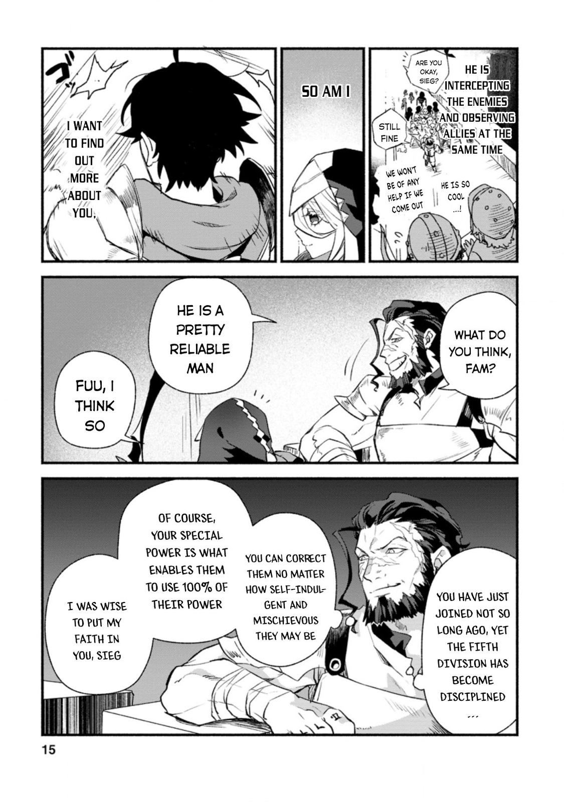 Sono Monban, Saikyou Nitsuki - Tsuihou Sareta Bougyo Ryoku 9999 no Senshi, Outo no Monban Toshite Musou Suru Chapter 6 - Page 13