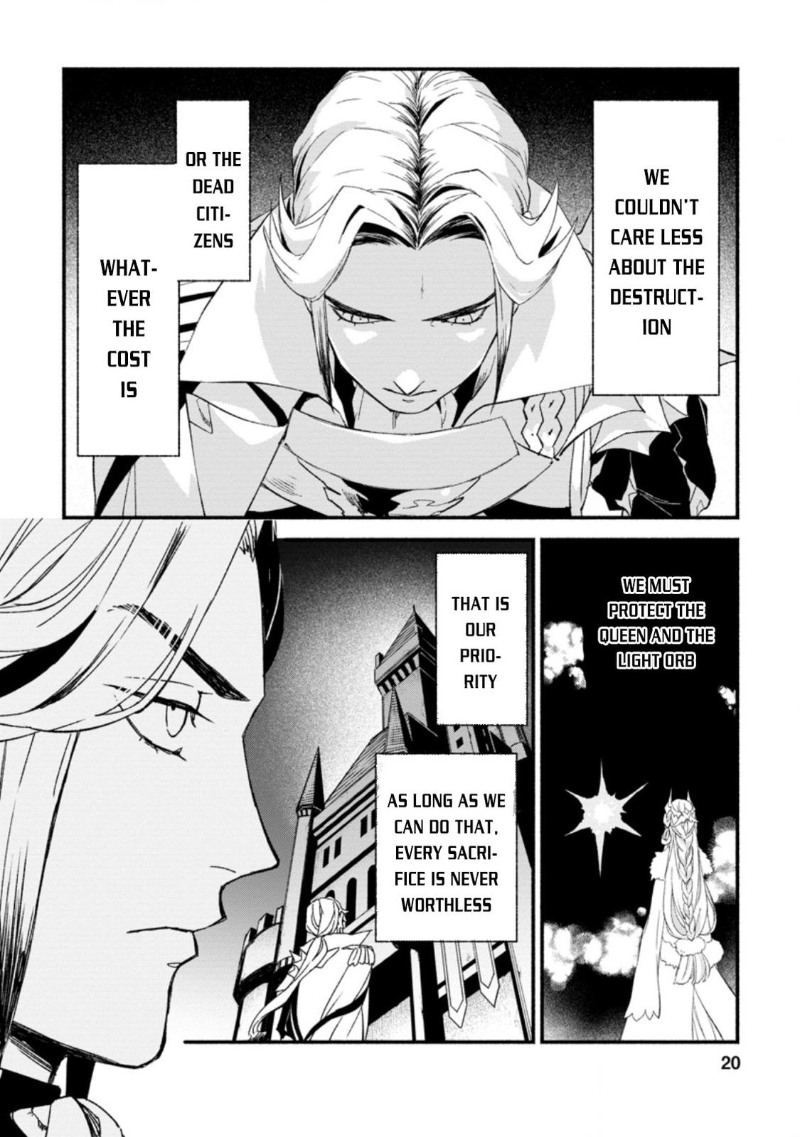 Sono Monban, Saikyou Nitsuki - Tsuihou Sareta Bougyo Ryoku 9999 no Senshi, Outo no Monban Toshite Musou Suru Chapter 6 - Page 18