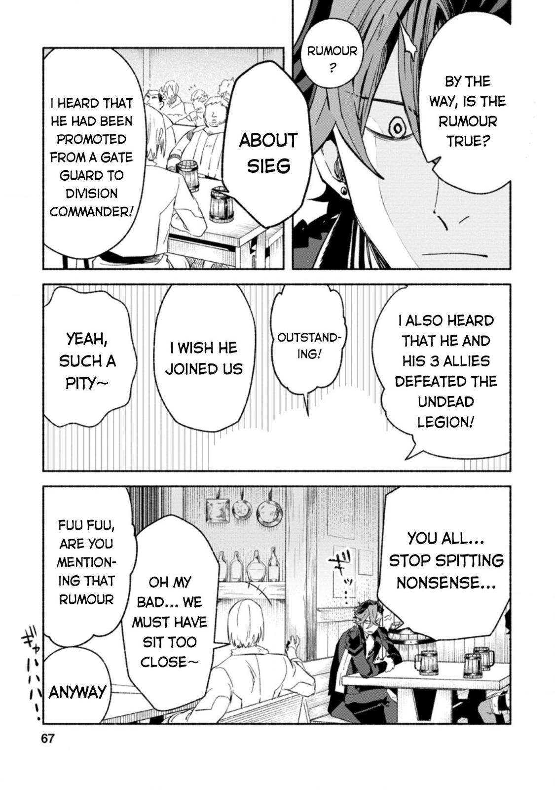 Sono Monban, Saikyou Nitsuki - Tsuihou Sareta Bougyo Ryoku 9999 no Senshi, Outo no Monban Toshite Musou Suru Chapter 8 - Page 5