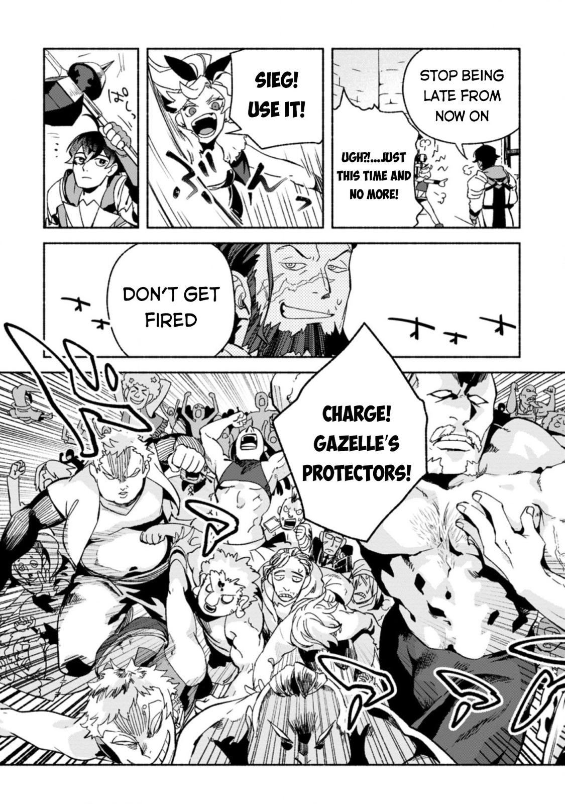 Sono Monban, Saikyou Nitsuki - Tsuihou Sareta Bougyo Ryoku 9999 no Senshi, Outo no Monban Toshite Musou Suru Chapter 8 - Page 18