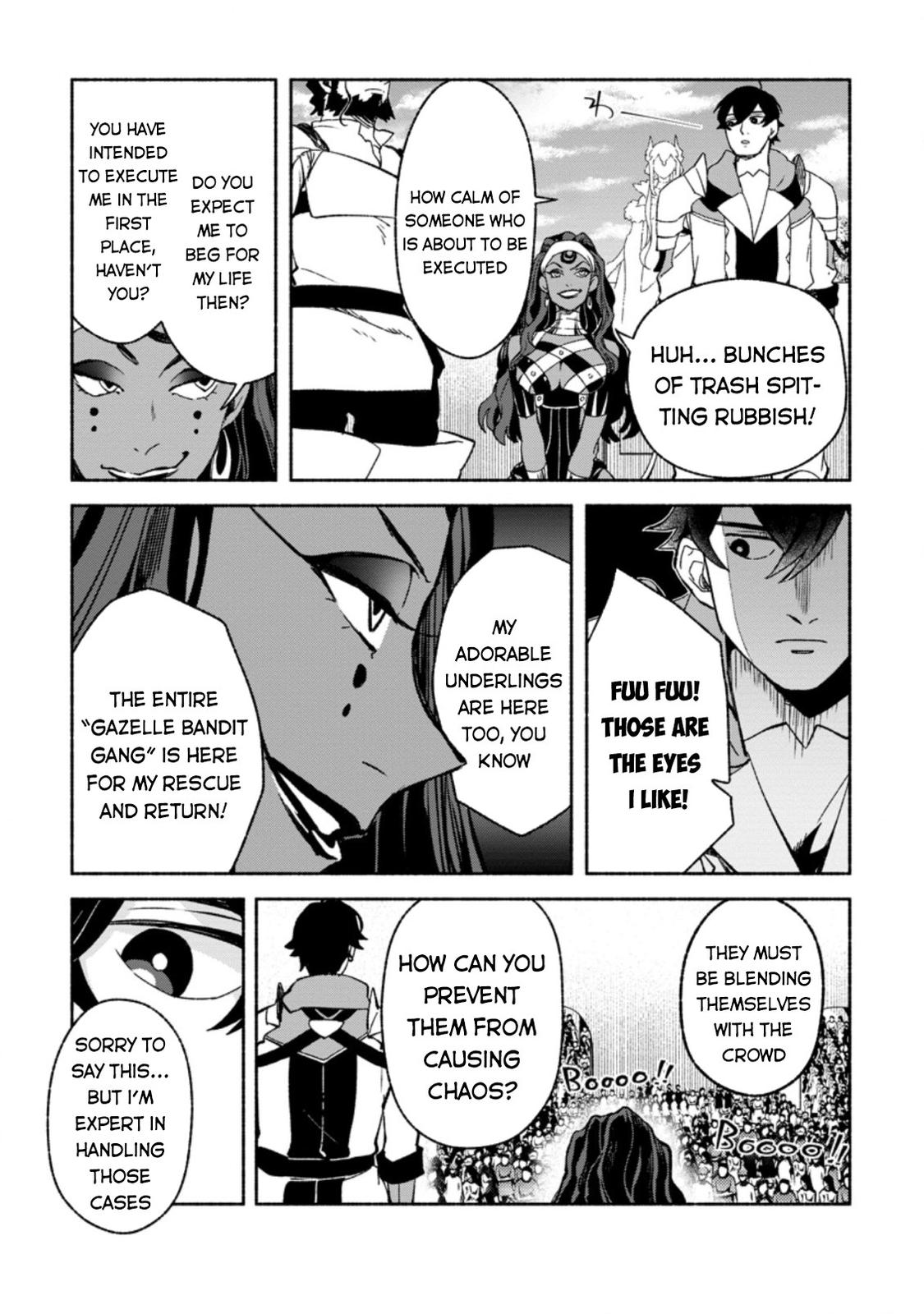 Sono Monban, Saikyou Nitsuki - Tsuihou Sareta Bougyo Ryoku 9999 no Senshi, Outo no Monban Toshite Musou Suru Chapter 8 - Page 30