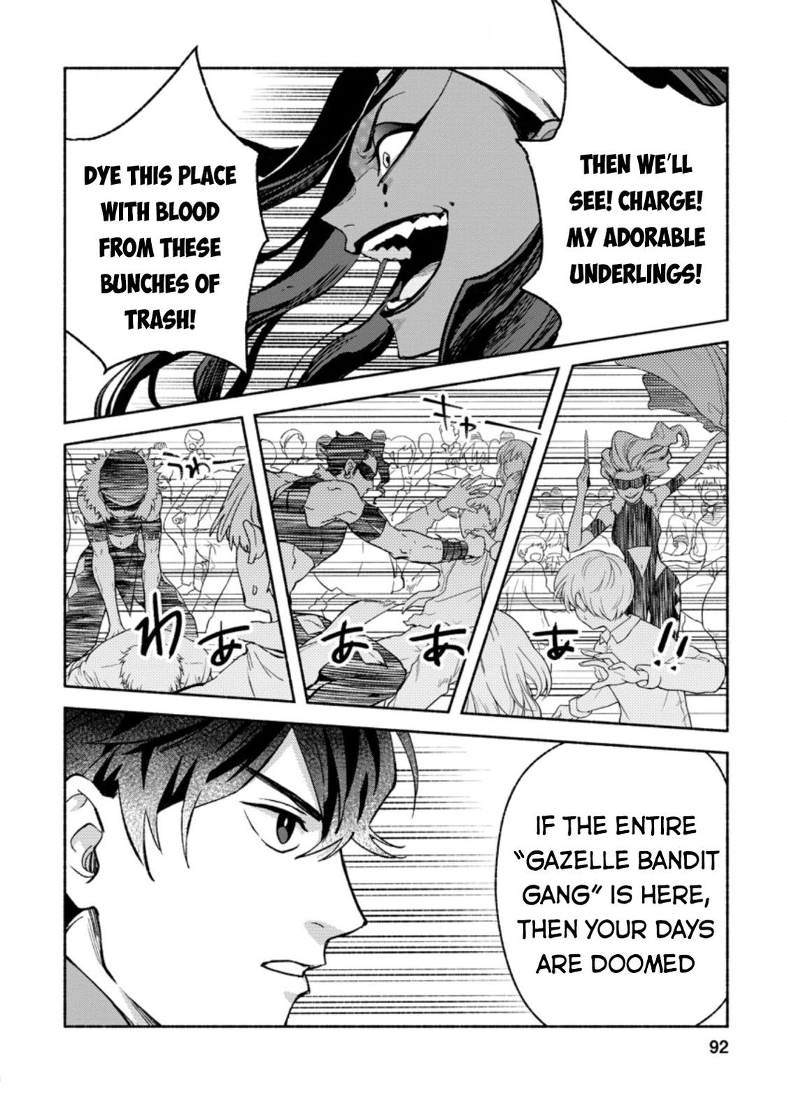 Sono Monban, Saikyou Nitsuki - Tsuihou Sareta Bougyo Ryoku 9999 no Senshi, Outo no Monban Toshite Musou Suru Chapter 8 - Page 31