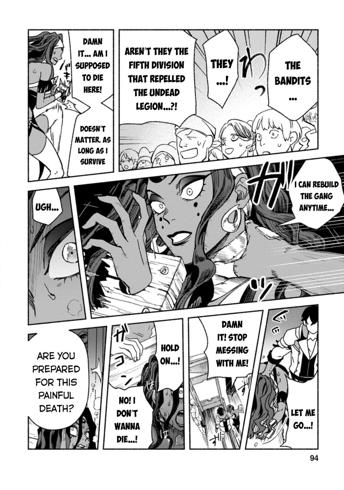 Sono Monban, Saikyou Nitsuki - Tsuihou Sareta Bougyo Ryoku 9999 no Senshi, Outo no Monban Toshite Musou Suru Chapter 8 - Page 33