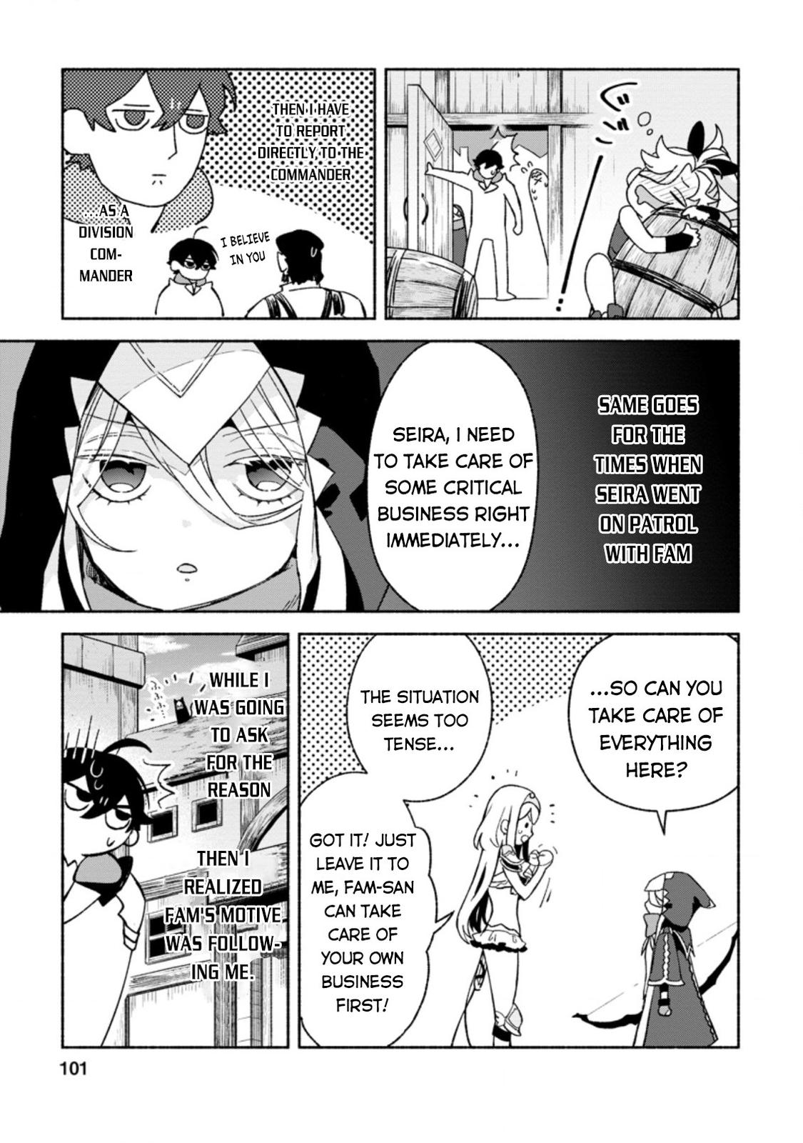 Sono Monban, Saikyou Nitsuki - Tsuihou Sareta Bougyo Ryoku 9999 no Senshi, Outo no Monban Toshite Musou Suru Chapter 9 - Page 4