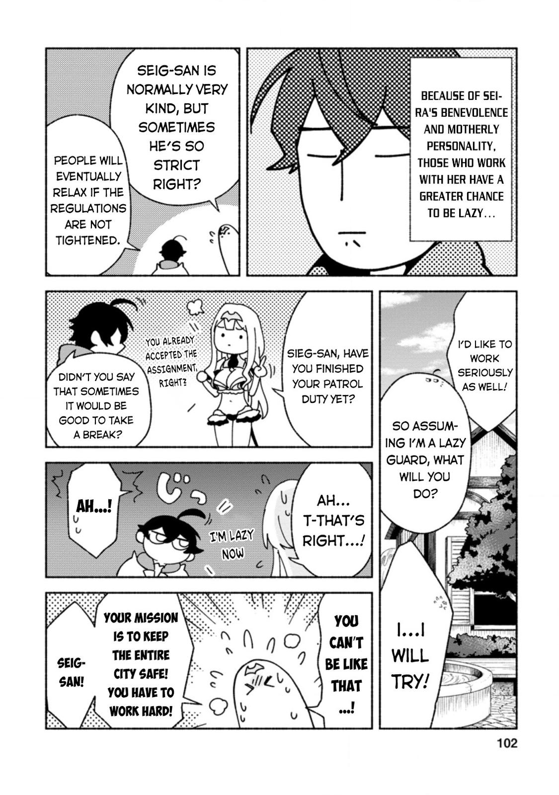 Sono Monban, Saikyou Nitsuki - Tsuihou Sareta Bougyo Ryoku 9999 no Senshi, Outo no Monban Toshite Musou Suru Chapter 9 - Page 5