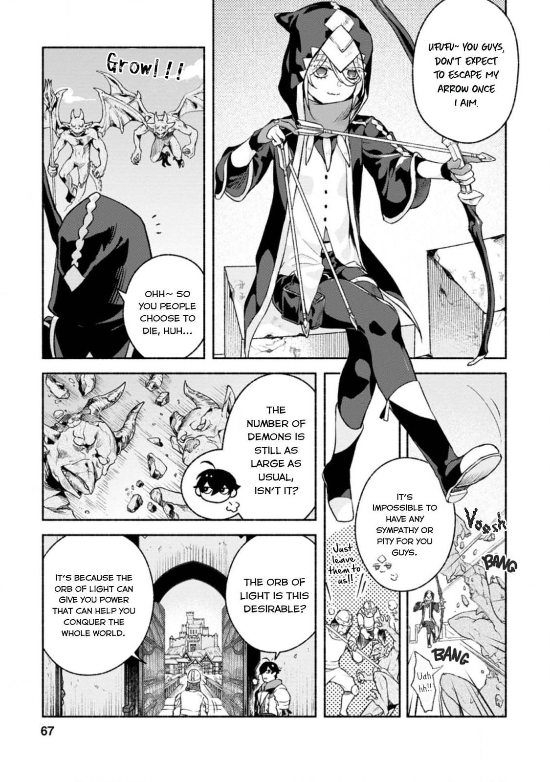 Sono Monban, Saikyou Nitsuki - Tsuihou Sareta Bougyo Ryoku 9999 no Senshi, Outo no Monban Toshite Musou Suru Chapter 13 - Page 4
