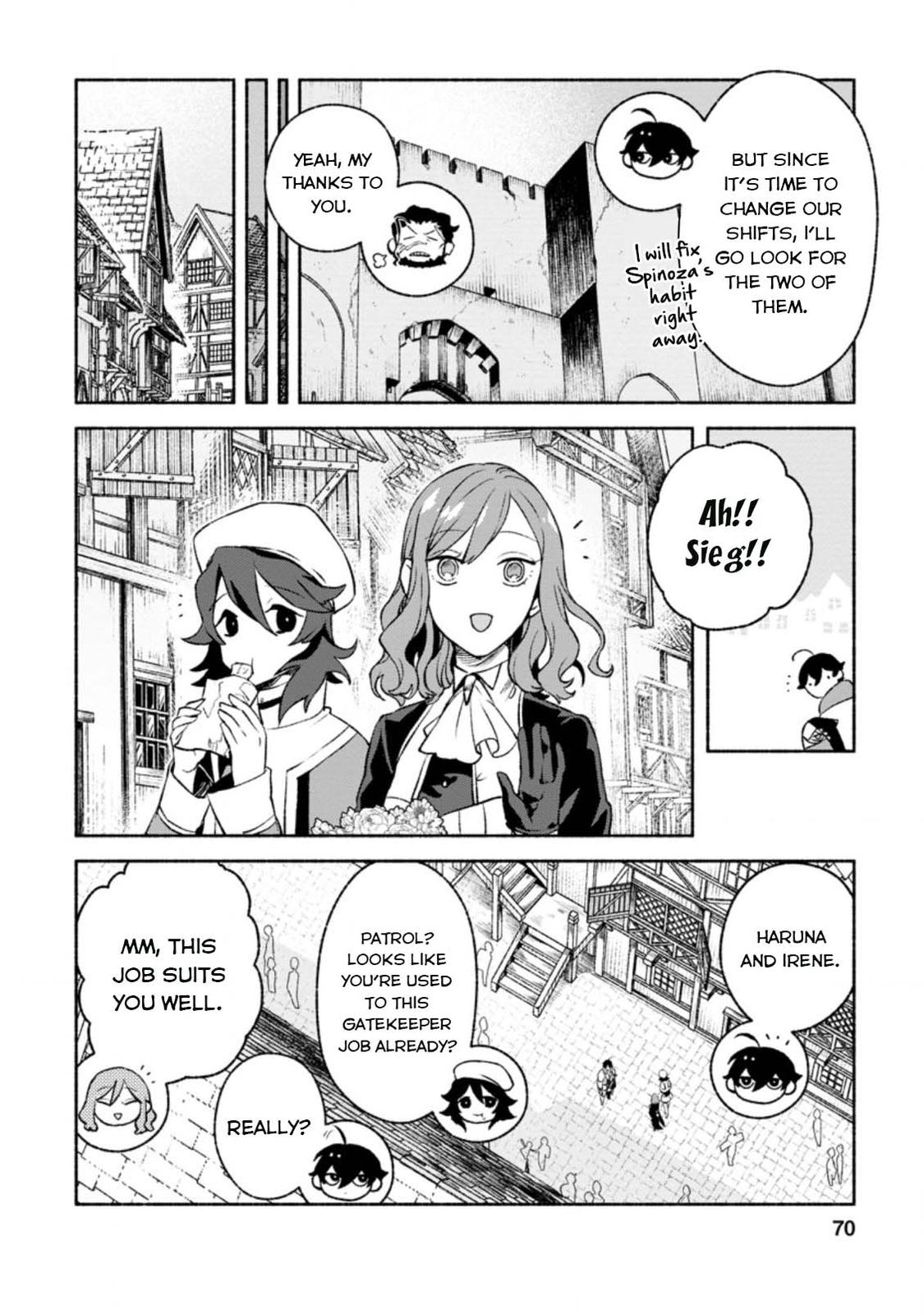 Sono Monban, Saikyou Nitsuki - Tsuihou Sareta Bougyo Ryoku 9999 no Senshi, Outo no Monban Toshite Musou Suru Chapter 13 - Page 7