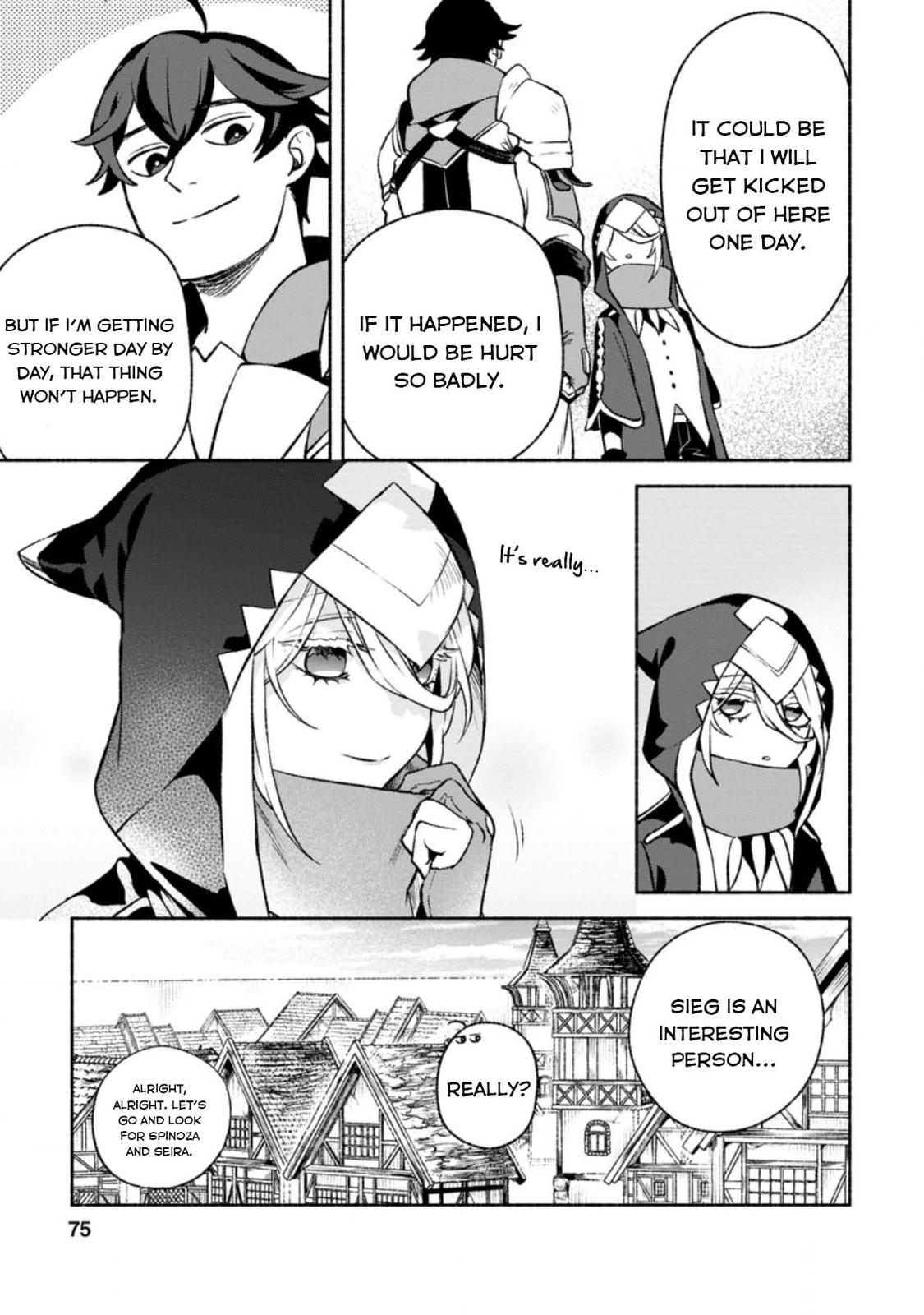 Sono Monban, Saikyou Nitsuki - Tsuihou Sareta Bougyo Ryoku 9999 no Senshi, Outo no Monban Toshite Musou Suru Chapter 13 - Page 12