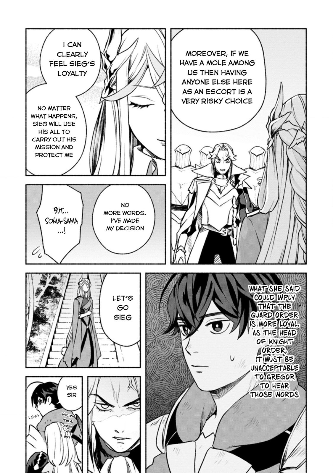 Sono Monban, Saikyou Nitsuki - Tsuihou Sareta Bougyo Ryoku 9999 no Senshi, Outo no Monban Toshite Musou Suru Chapter 16 - Page 20