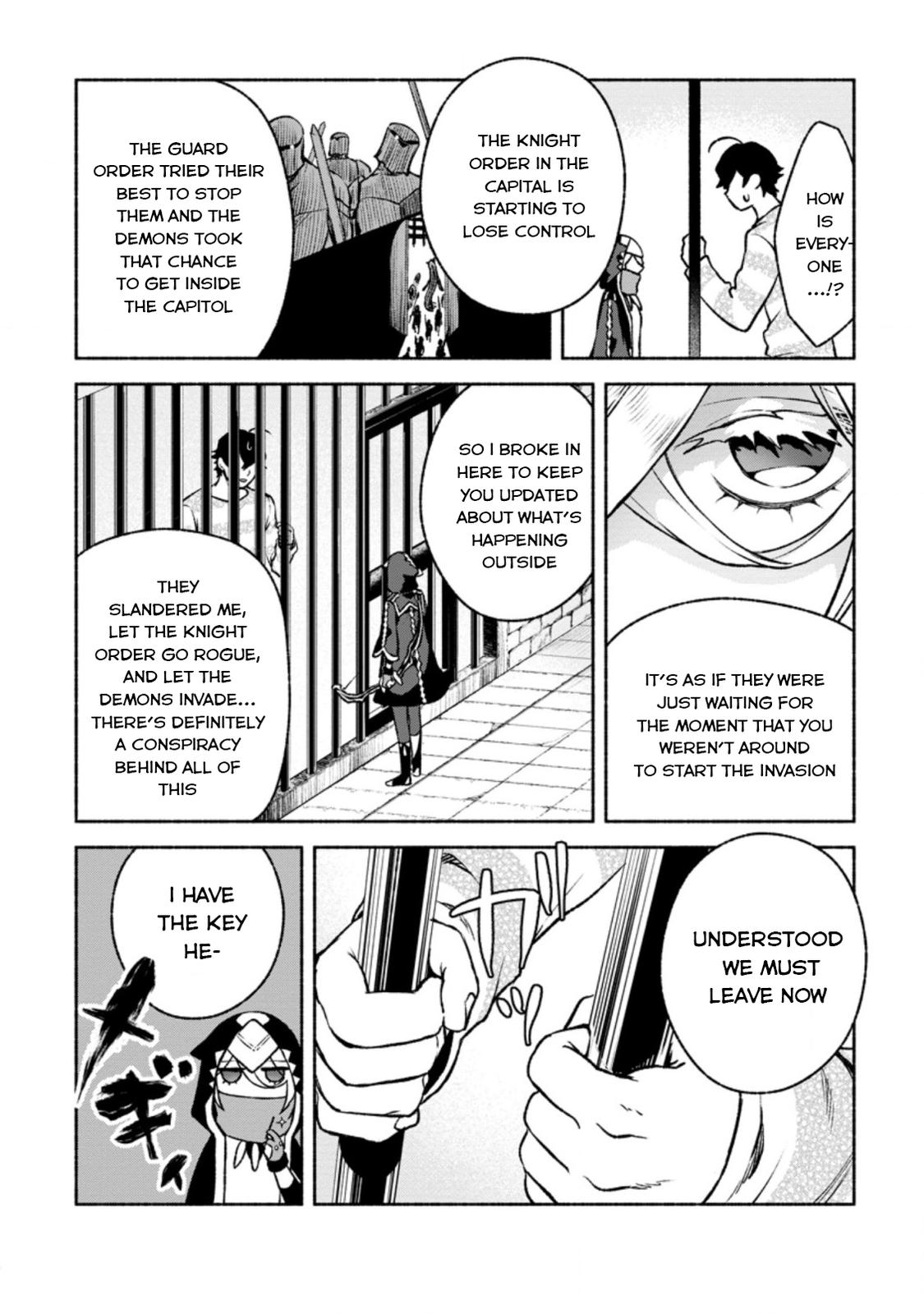 Sono Monban, Saikyou Nitsuki - Tsuihou Sareta Bougyo Ryoku 9999 no Senshi, Outo no Monban Toshite Musou Suru Chapter 18 - Page 25