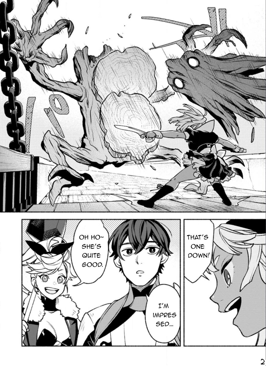 Sono Monban, Saikyou Nitsuki - Tsuihou Sareta Bougyo Ryoku 9999 no Senshi, Outo no Monban Toshite Musou Suru Chapter 23 - Page 13