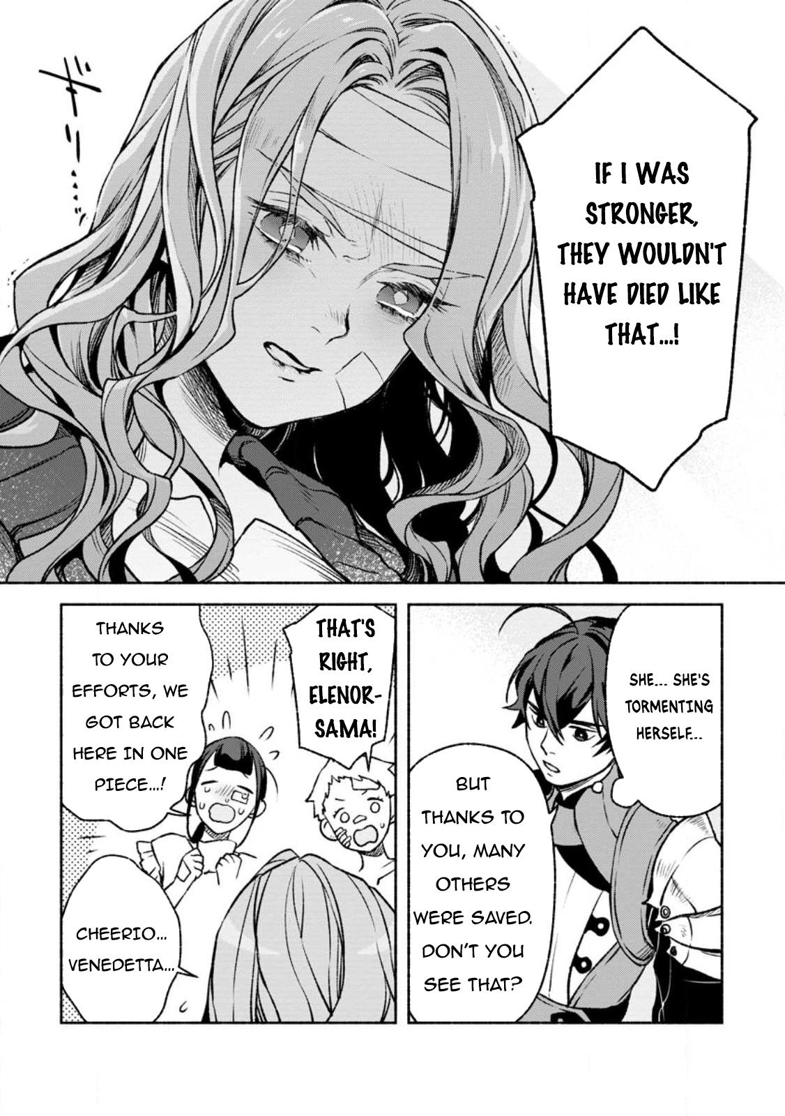 Sono Monban, Saikyou Nitsuki - Tsuihou Sareta Bougyo Ryoku 9999 no Senshi, Outo no Monban Toshite Musou Suru Chapter 24 - Page 16