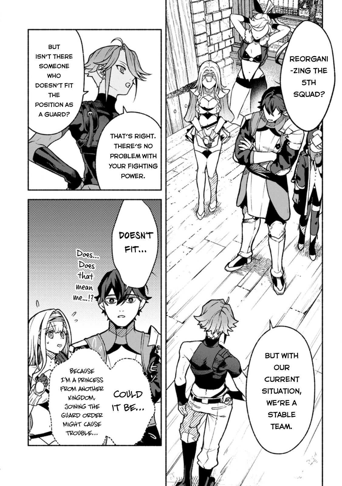 Sono Monban, Saikyou Nitsuki - Tsuihou Sareta Bougyo Ryoku 9999 no Senshi, Outo no Monban Toshite Musou Suru Chapter 40 - Page 17