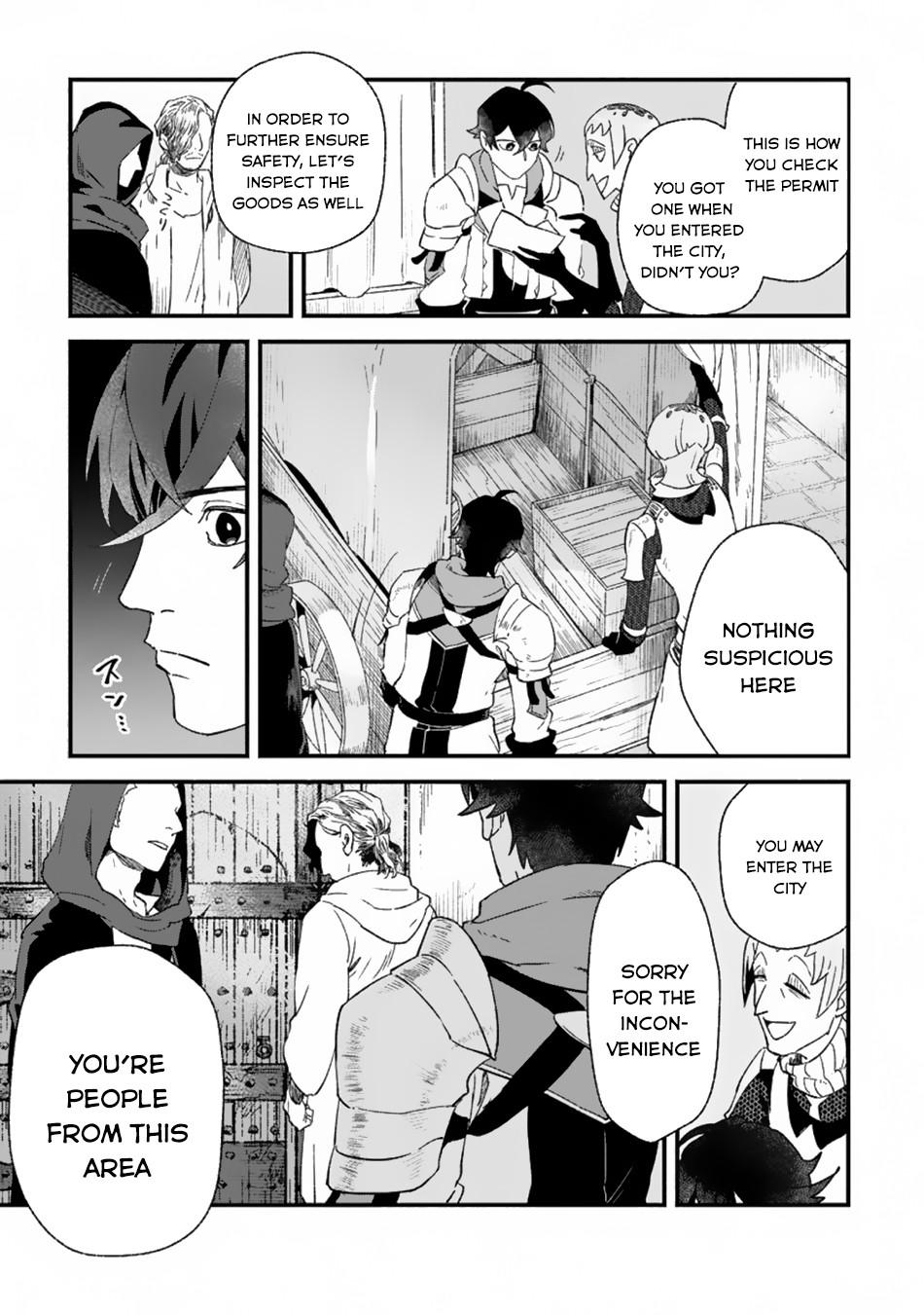 Sono Monban, Saikyou Nitsuki - Tsuihou Sareta Bougyo Ryoku 9999 no Senshi, Outo no Monban Toshite Musou Suru Chapter 3.1 - Page 4