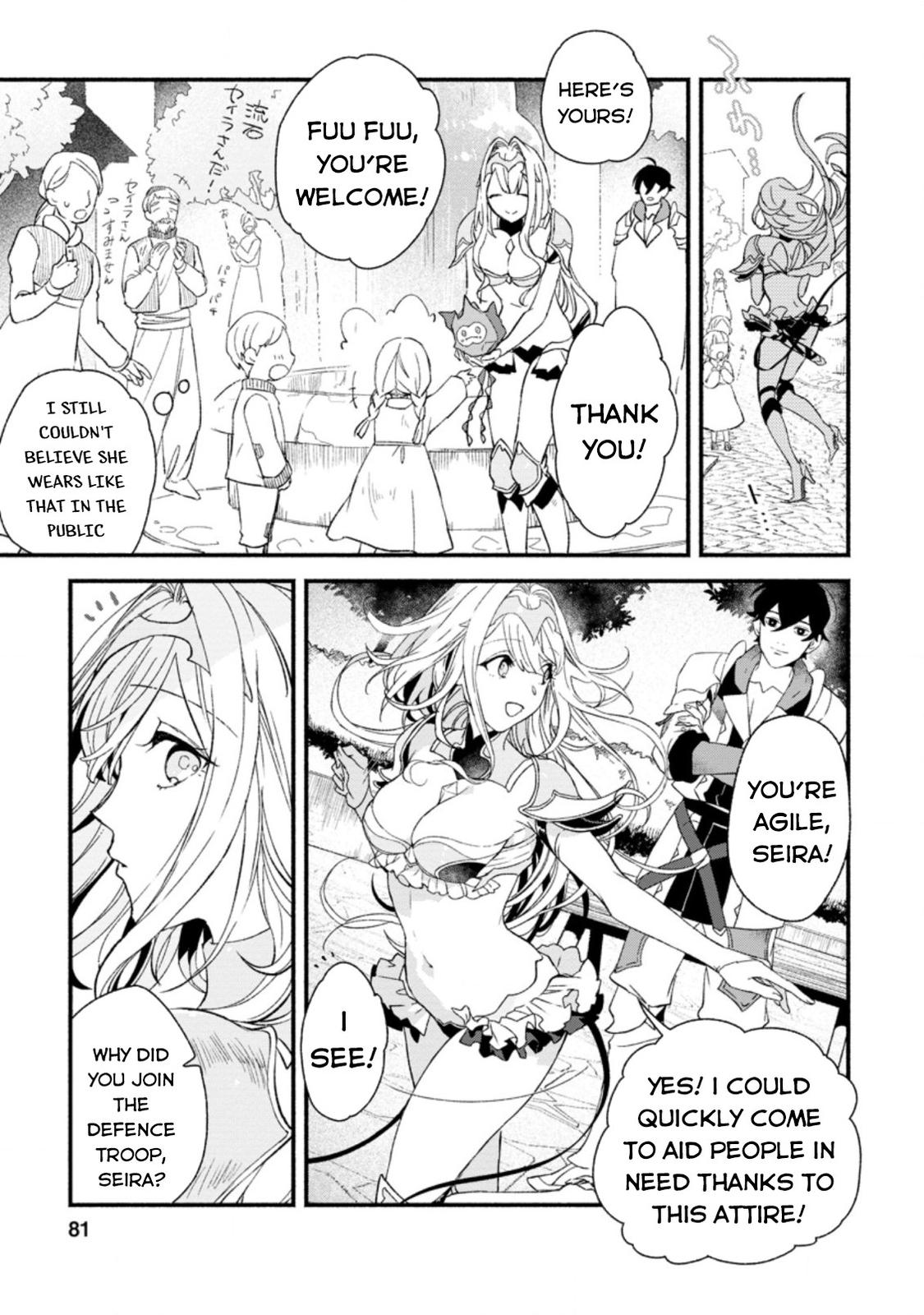 Sono Monban, Saikyou Nitsuki - Tsuihou Sareta Bougyo Ryoku 9999 no Senshi, Outo no Monban Toshite Musou Suru Chapter 3.2 - Page 10