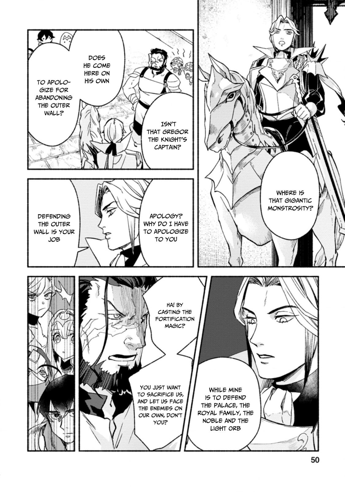 Sono Monban, Saikyou Nitsuki - Tsuihou Sareta Bougyo Ryoku 9999 no Senshi, Outo no Monban Toshite Musou Suru Chapter 7.2 - Page 9