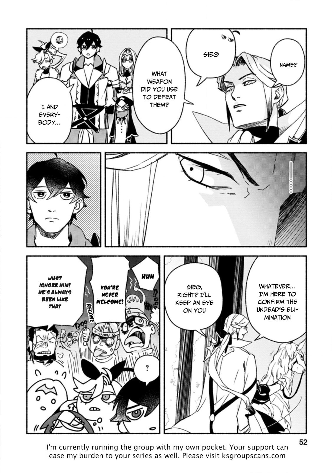 Sono Monban, Saikyou Nitsuki - Tsuihou Sareta Bougyo Ryoku 9999 no Senshi, Outo no Monban Toshite Musou Suru Chapter 7.2 - Page 11