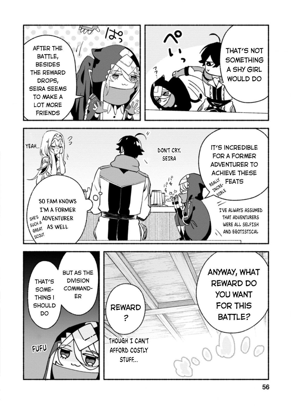 Sono Monban, Saikyou Nitsuki - Tsuihou Sareta Bougyo Ryoku 9999 no Senshi, Outo no Monban Toshite Musou Suru Chapter 7.3 - Page 5