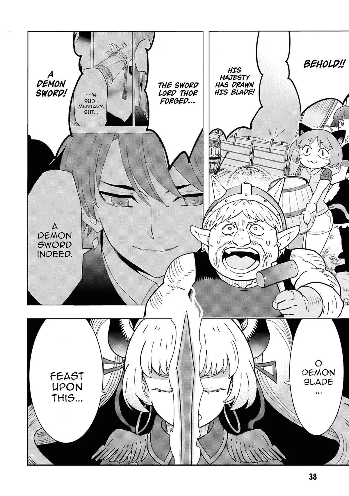 Souzou Renkinjutsu-shi wa Jiyuu wo Oukasuru Furusato wo Tsuihou saretara, Maou no wo Hizamoto de Chouzetsu Kouka no Magic Item Tsukuri Houdai ni Narimashita Chapter 14 - Page 36